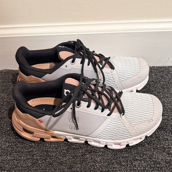 On Running Shoes - On Running Women's Sneakers - White and pink